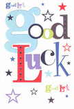 The exuberant spirit of encouragement shines through in this beautifully designed good luck card, a familiar sight in Hanwell's community-focused florists. Each letter in 'Good Luck' is oversized and vibrant-a playful mix of pale sky blue, firetruck red, moss green, and deep violet-evoking the fresh, dynamic colours found in local gardens along Elthorne Park. Pops of navy, lavender, and sunflower-lime stars are scattered across the clean white background, creating a visual constellation of wishes, memories, and future hopes. The flat, high-quality cardstock beneath your fingers feels satisfyingly smooth, echoing the sturdy paper wraps used by Hanwell's florists for same-day deliveries around Church Road. This card brings to mind those significant moments-a big audition at Hanwell Community Centre, a new school year, a move to a nearby street-wrapped up with optimism and steady belief, a tangible gesture of encouragement meant to bolster, support, and bring a smile to anyone receiving it in Hanwell.